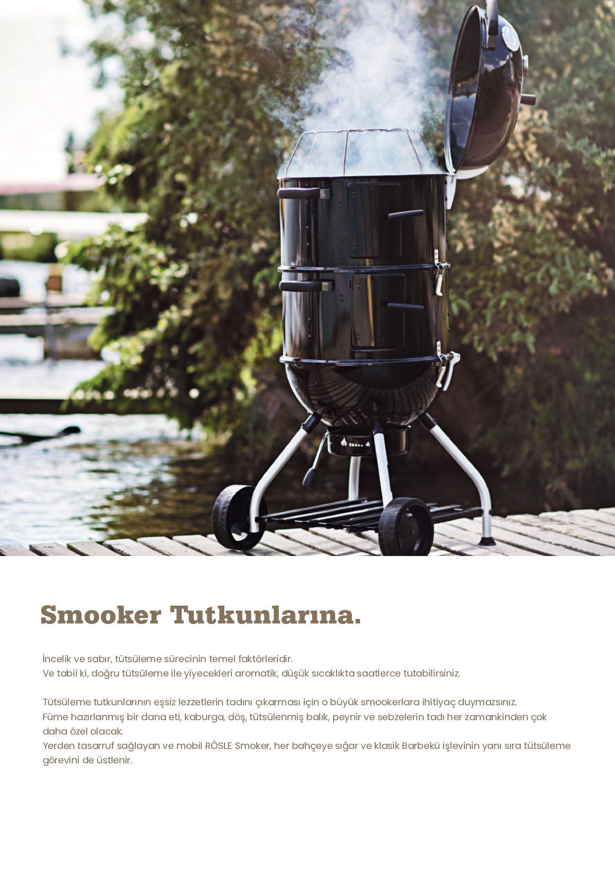 Rösle F50 S Kömürlü Smoker Rösle